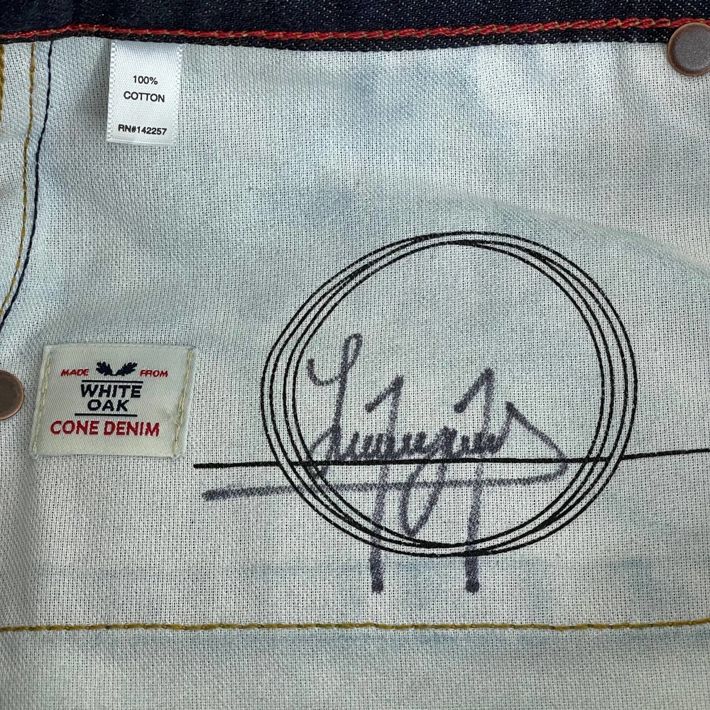Raleigh Denim Indigo Women's Straight Leg Jeans - Picture 6 of 12